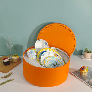 Ensemble de 6 assiettes en porcelaine fine pour enfants, style européen de luxe, très demandé - Product Image 2
