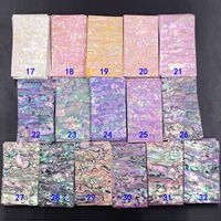 Autocollant pour ongles en feuille entière avec feuille de papier souple gommé pour décoration d'ormeau