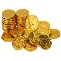 Envoltorio de Chocolate Personalizado con Moneda de Oro, Papel de Aluminio, Paquete de Chocolate en Oferta
