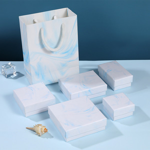 Caja de regalo de embalaje de joyería de alta calidad, rectángulo de lujo personalizado, tapa Heaven Earth, perla, diseño del Tesoro, forro de algodón Popular - Product Image 4