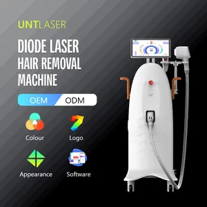 UNTlaser 600 Вт 800 Вт диодный лазер для удаления волос машина для безболезненного удаления волос
