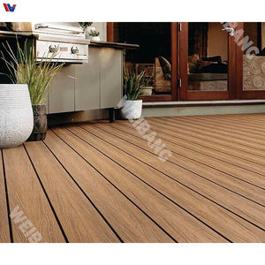 Planches de terrasse en bois composite résistantes au gel, imperméables, brossées, antidérapantes, à emboîtement, à grain de bois asiatique, pour les jardins extérieurs canadiens - Product Image 6