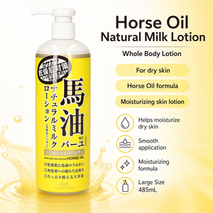 Loción Nutritiva e Hidratante con Aceite de Caballo Loshi para Todo Tipo de Piel, Uso Diario, Cuidado Corporal, 485 ml, Femenina - Product Image 3