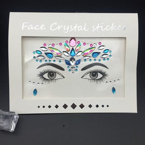 Adesivi in Cristallo Personalizzati per Viso e Corpo, Ideali per Festival Musicali e Feste di Carnevale, Colore Bianco - Product Image 5