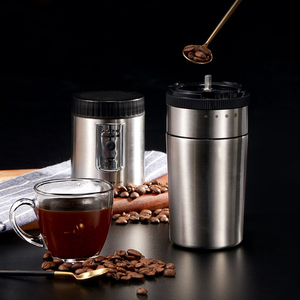 Moulin à café électrique portable de la <span class=keywords><strong>meilleure</strong></span> qualité, boîtier en acier inoxydable avec logo personnalisé et <span class=keywords><strong>filtre</strong></span>, <span class=keywords><strong>cafetière</strong></span> infusée à la main - Product Image 1