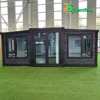 Maisons en conteneur modulaire à vendre Unités détachables faciles à installer pour le bureau construites avec un panneau sandwich en acier