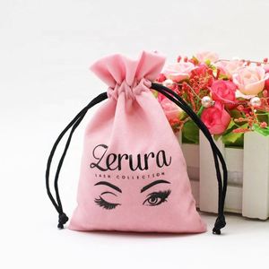 Pochette à Bijoux en Satin avec Cordon de Serrage, Sac en Velours Coloré de Petite Taille avec Logo Personnalisé pour Cadeaux Artisanaux et Bougies – Vente Directe Usine - Product Image 2