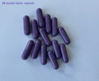 Transparent Blanc Bleu Or Vert Jaune Rose Violet Vide Gélatine Bovine Halal Certifié COA Capsules Végétales Taille 00 0 1 2 #