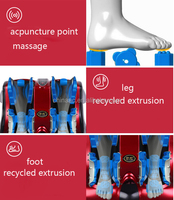 Vente chaude masseur de pieds électrique machine de massage des jambes vibrante avec chauffage pour soulager la fatigue du pied et du mollet