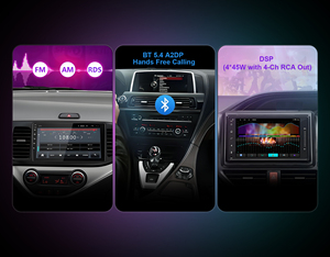 DPM660 Lecteur vidéo de navigation sans fil CarPaly 4G pour autoradio <span class=keywords><strong>RENAULT</strong></span> <span class=keywords><strong>KANGOO</strong></span> 2010 + Android - Product Image 5
