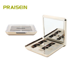 ขายส่ง <span class=keywords><strong>4</strong></span> สีพลาสติกสี่เหลี่ยมที่ว่างเปล่าอายแชโดว์พาเลทคอนเทนเนอร์เครื่องสําอางอายแชโดว์บลัชเคส - Product Image 2