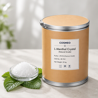 Prix de gros Cristaux de menthol naturel L-Menthol de haute pureté Qualité supérieure Agent rafraîchissant pour soins bucco-dentaires Dentifrice Bain de bouche