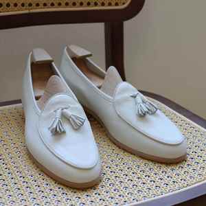 Chaussures mocassins légères, respirantes et antidérapantes pour hommes, idéales pour le bureau et les soirées, à bout carré et semelle en caoutchouc, style bateau, collection 2025 - Product Image 2