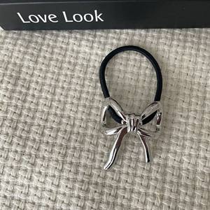 Lazo para el pelo metálico de aleación, dorado y plateado, de alta elasticidad, tocado informal, verano 2024 - Product Image 3