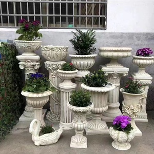 Moule de pot de fleurs en plastique ABS blanc très vendu pour jardin, moule d'<span class=keywords><strong>injection</strong></span> en fibre de verre pour aménagement extérieur, durable et de haute qualité - Product Image 6