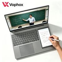 Portátil de Pantalla Doble de 15.6 Pulgadas, Intel N100, Ordenador Portátil de 16 GB, Notebook para Estudiantes Escolares, Personalizado OEM, Pantalla Táctil, Portátil Educativo