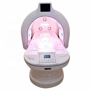 Appareil de massage corporel complet pour spa, machine amincissante de sauna, capsule de photothérapie LED, système d'opération infrarouge stimulant le métabolisme, position allongée - Product Image 5