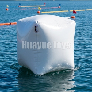 Kommerzielle 0,9mm PVC Aufblasbare Würfelboje Quadratische Schwimmende Markierungsboje für Wasserparks und Schwimmwettkämpfe - Product Image 6
