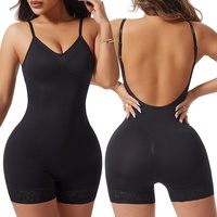 Body gainant une pièce pour femme, effet ventre plat, rehaussement des fesses, soutien de la poitrine, sans couture, grande taille, maintien ferme, style camisole