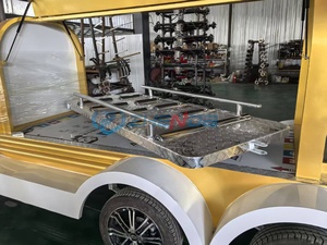 New Style Towable Special Funeral Hearse Funeral Car Trailer Coffin Hearse Wagon Luxury Funeral Hearse Vehicle 6 Wheels - Product Image 3