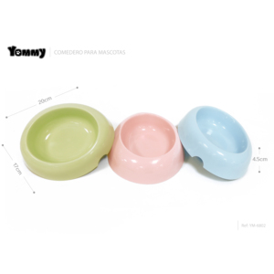 Ciotola per animali domestici Yommy in acciaio inossidabile da 22 cm con stampa di zampa per cani e gatti - Product Image 4