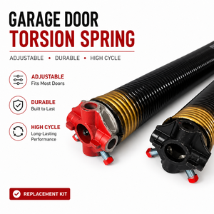 Garage <b>Door</b> Torsion <b>Spring</b> Residential Adjustable Durable High Cycle Garage <b>Door</b> <b>Springs</b> Cones Replacement Kit - Product Image 1