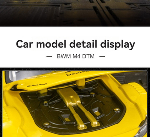 Modèle réduit 1:24 Red Bull BWM M4 DTM voiture de rallye en métal imprimé Jouets de voiture en métal Décoration Ornement Coche Modelo Del Metal collection d'exposition - Product Image 4