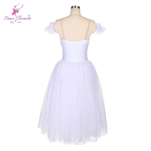 Tutù Lungo Stile Canotta Bianco <span class=keywords><strong>per</strong></span> Danza Classica <span class=keywords><strong>per</strong></span> Bambini e Adulti Esibizione 18008 - Product Image 2