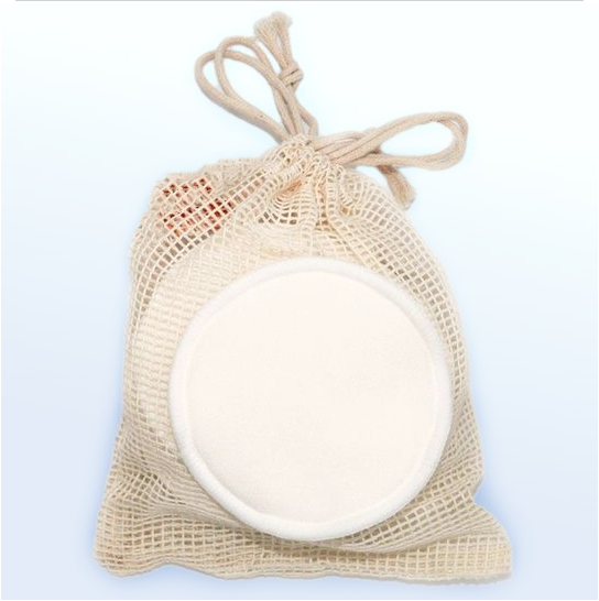 Бесплатный образец OEM бренд бамбукового волокна и хлопка Многоразовые бамбуковые подушечки для снятия макияжа хлопок, в партии 10 штук