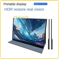 Écran portable double 15,6 pouces IPS 16:9 avec rétroéclairage LED, fréquence de rafraîchissement 60 Hz, 1080p, haut-parleur intégré, interface Type C