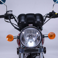 Dernier modèle CMOTO CM125 GN Moto à essence rouge 125cc/150cc >80km/h Vitesse maximale Transmission par chaîne Amortisseurs avant hydrauliques
