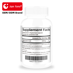Cápsulas de Ácido Alfa Lipoico que Favorecen una Circulación Saludable y una Respuesta Nerviosa Saludable, Envejecimiento Saludable, 120 Cápsulas de Ácido Alfa Lipoico - Product Image 6