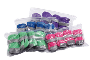 4 pièces/ensemble de chaussures pour chien avec sangle réfléchissante, chaussures à semelles souples pour chiot, bottes respirantes et confortables pour animaux de compagnie, <span class=keywords><strong>Chihuahua</strong></span>, protège-pieds - Product Image 2