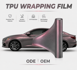 Película Protectora de Pintura PPF TPU Gris Fantasma Estrellado de 8 Mil, Vinilo Hidrofóbico para Carrocería de Automóvil, Suministro de Rollos Personalizados para Distribuidores Globales - Product Image 1