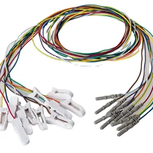 Greentek Medische Herbruikbare Ag/Agcl Oor Clip <span class=keywords><strong>Eeg</strong></span> Elektrode Kabel Compatibel Met Natus <span class=keywords><strong>Eeg</strong></span> Machine - Product Image 1
