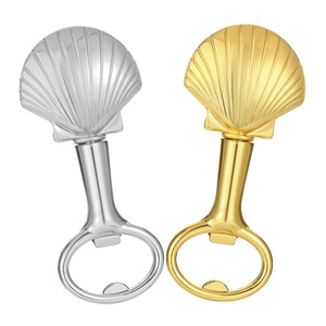 Ouvre-bouteille en forme de coquillage en alliage de zinc, cadeau de fête - Product Image 3
