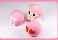 Nouveaux produits 2026, logo personnalisé, sublimation, singe de dessin animé, bouchon de bouteille en PVC réutilisable résistant à la chaleur pour les cadeaux de maquillage