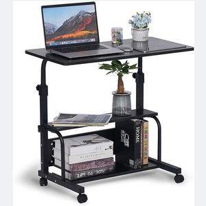 Mobilier de bureau à domicile avec étagère latérale Table d'ordinateur grand bureau en L avec rangement bureau d'ordinateur - Product Image 1