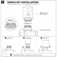 Hysen inteligente Zigbee RTV (radiador termostática válvula) calefacción de suelo radiante controlador de temperatura con vida inteligente APP controlada