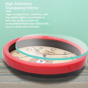 <span class=keywords><strong>Orologio</strong></span> <span class=keywords><strong>da</strong></span> <span class=keywords><strong>Parete</strong></span> Digitale Analogico Silenzioso con Design Creativo a Cartoni Animati, Carino e Semplice per Casa, Camera <span class=keywords><strong>da</strong></span> Letto, Soggiorno e Cameretta dei Bambini - Product Image 3
