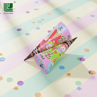 Approvisionnement direct usine OEM Vente en gros Personnalisé Halal Cornet de crème glacée sucrée Gaufrette de riz croustillante Biscuit au chocolat