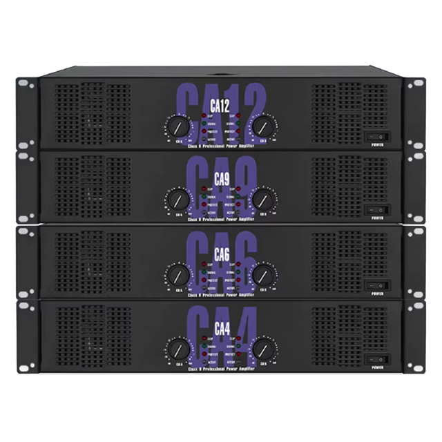 CA Series 2U Class h Audio Sound Equipment pa System Amplifiers Speaker Bass Subwoofer Stereo Audio Power Amplifier Professional