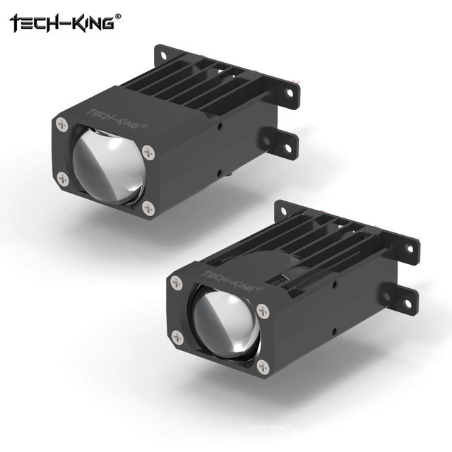 Car 1inch Single Low Beam Projector Lens 20W Retrofit LED Headlights Waterproof Bi Led matrix 6000k Projector Lens Headlight