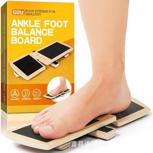 Tabla de Equilibrio para Tobillos y Pies Glitz, de Madera Maciza Antideslizante, Entrenador de Fitness para Corrección de Postura y Entrenamiento de Estabilidad - Product Image 1