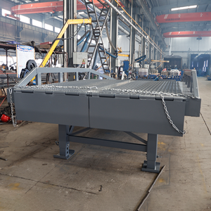 Vận chuyển hàng hóa hậu cần di động thủy lực Dock leveler lên máy bay cầu tải/dỡ nền tảng cao mangan thép 1100-1700 mét - Product Image 2