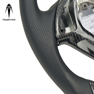 Volant de course LED durable compatible avec <span class=keywords><strong>Infiniti</strong></span>, convertible pour G25 <span class=keywords><strong>G37</strong></span> G35 Ex25 Ex35, volant personnalisé en fibre de carbone - Product Image 4