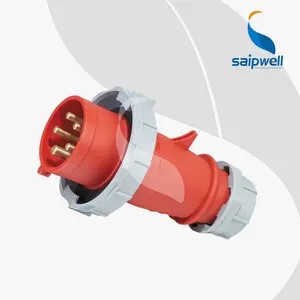 Saipwell/Saip, venta directa de fábrica IP67, enchufe industrial de 5 pines, 5 P, 32A