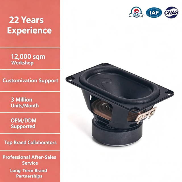 48*90mm 8Ohm 20W Rectangular 16-Core External Bubble Edge Speaker Driver Consumer Oval Speakers