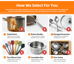 Ensembles de batterie de cuisine en fonte émaillée, comprenant cocotte, <span class=keywords><strong>faitout</strong></span> et casserole, 7 pièces, vente en gros - Product Image 2