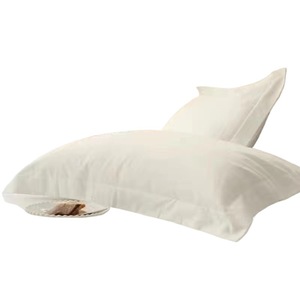 Pillowcase pair, 100% washed cotton, thickened <b>brushed</b>, warm for winter, single size, solid color, 48*74CM, comfortable and - Product Image 5